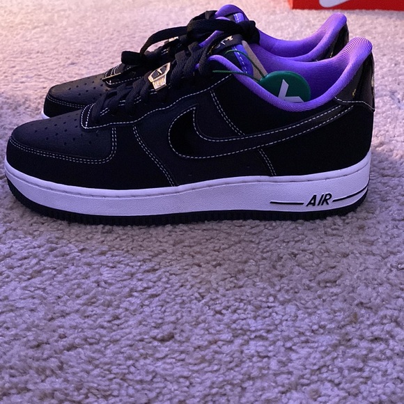 Nike Air Force 1 Low, world champ black purple size 8 men’s - Picture 2 of 5
